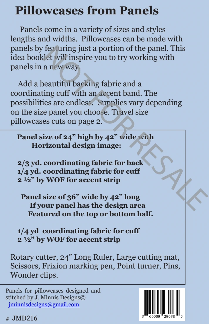 Pillowcases From Panels Christmas Book Downloadable Pattern 4 Pillowcases From Panels Christmas Book Downloadable Pattern - Image 2