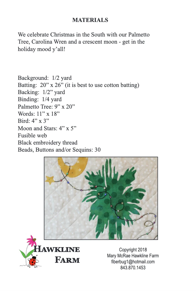 Merry Christmas Y’all! Downloadable Pattern 4 Merry Christmas Y’all! Downloadable Pattern - Image 2