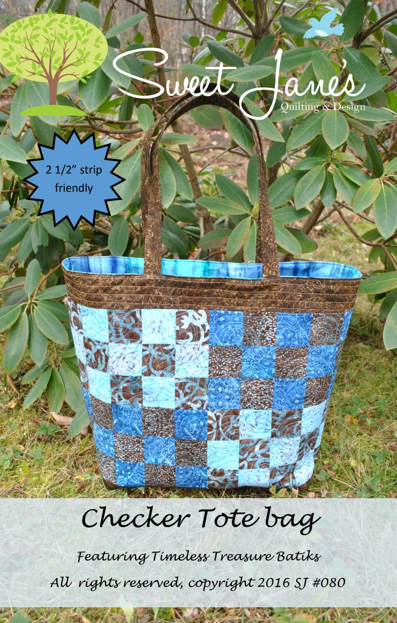 Checker Tote Downloadable Pattern 3 Checker Tote Downloadable Pattern