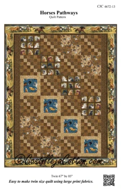 Horses Pathways Downloadable Pattern