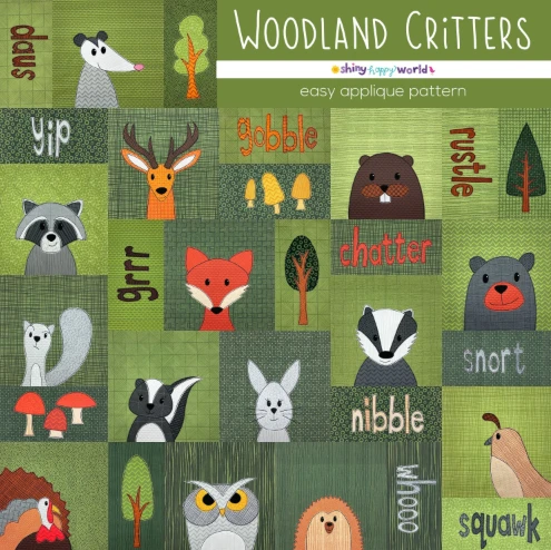 Woodland Critters Downloadable Pattern 3 Woodland Critters Downloadable Pattern