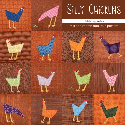 Silly Chickens Downloadable Pattern 3 Silly Chickens Downloadable Pattern