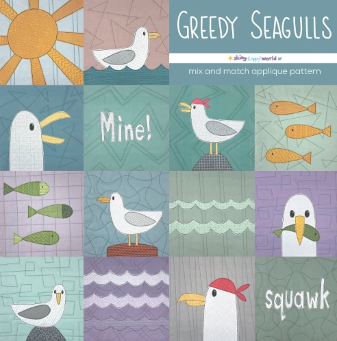 Greedy Seagulls Downloadable Pattern 3 Greedy Seagulls Downloadable Pattern