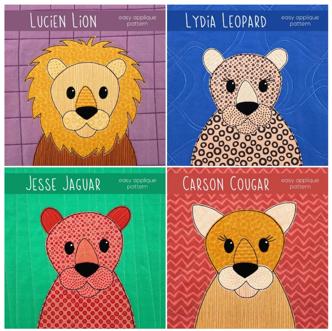 Big Cats Downloadable Pattern 3 Big Cats Downloadable Pattern