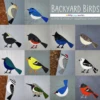 Backyard Birds Downloadable Pattern