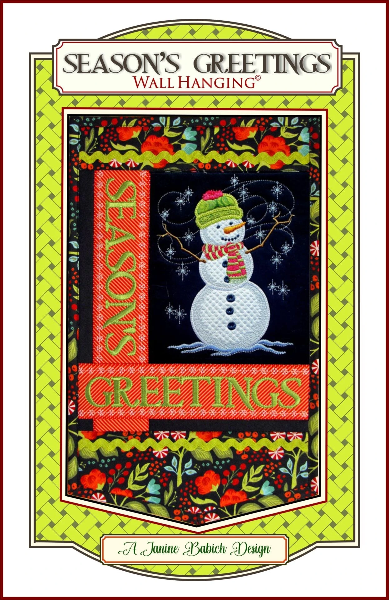 Season’s Greetings Wall Hanging Downloadable Pattern 3 Season’s Greetings Wall Hanging Downloadable Pattern