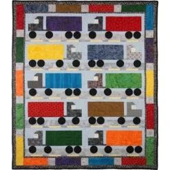 I Love Semi Trucks Quilt Pattern