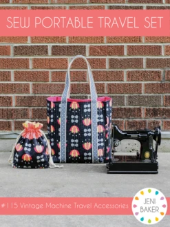 Sew Portable Travel Set Downloadable Pattern