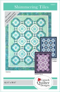 Shimmering Tiles Downloadable Pattern