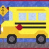 School Bus 2 School Bus -Qbpn ShortBusSign