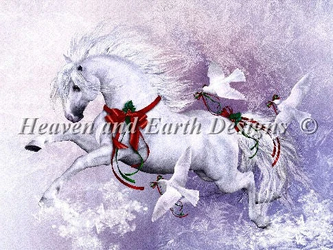 Snow Dance Cross Stitch By Laurie Prindle 4 Snow Dance Cross Stitch By Laurie Prindle - Image 2