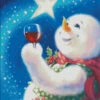 Snow Merlot Cross Stitch By Dona Gelsinger -Qbpn Snow 20Merlot 1