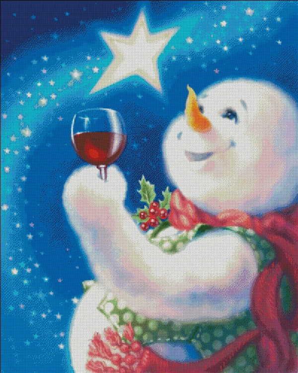 Snow Merlot Cross Stitch By Dona Gelsinger 3 Snow Merlot Cross Stitch By Dona Gelsinger
