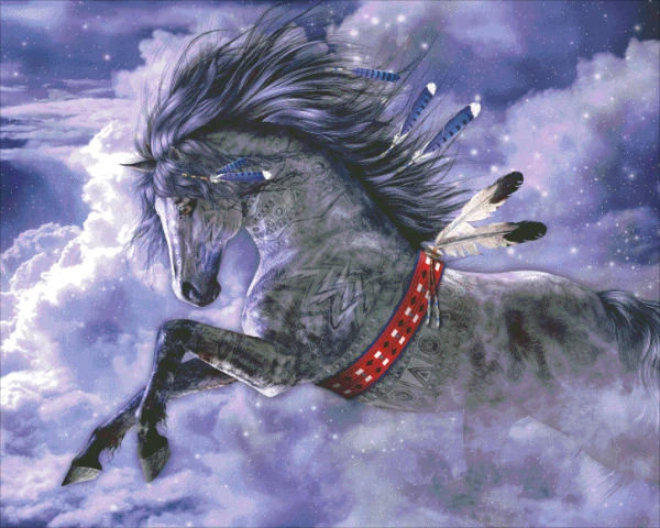 Spirit Horse II Cross Stitch By Laurie Prindle 3 Spirit Horse II Cross Stitch By Laurie Prindle