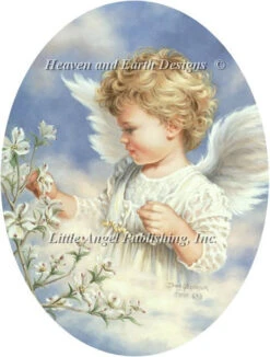 Spring Angel Cross Stitch By Dona Gelsinger