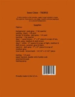 Sooo Close Quilt Pattern 5 Sooo Close Quilt Pattern -Qbpn TB2852 1