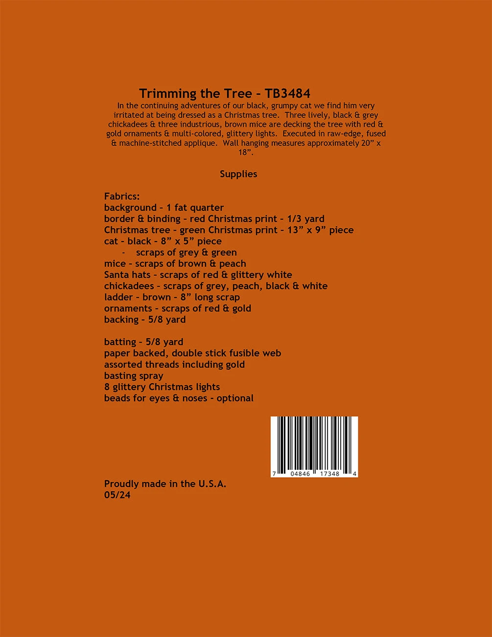 Trimming The Tree Quilt Pattern 4 Trimming The Tree Quilt Pattern - Image 2
