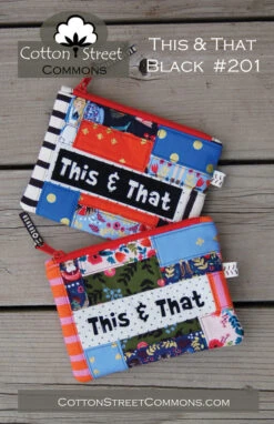 This & That Black Pattern