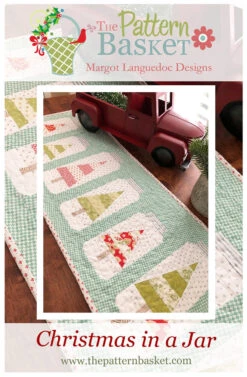 Christmas In A Jar Table Runner