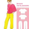 Maison Top & Joggers Pattern -Qbpn TSWPP075