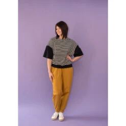 Maison Top & Joggers Pattern -Qbpn TSWPP075 2