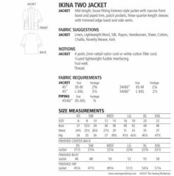 Ikina Two Jacket Pattern -Qbpn TSWPP076 1