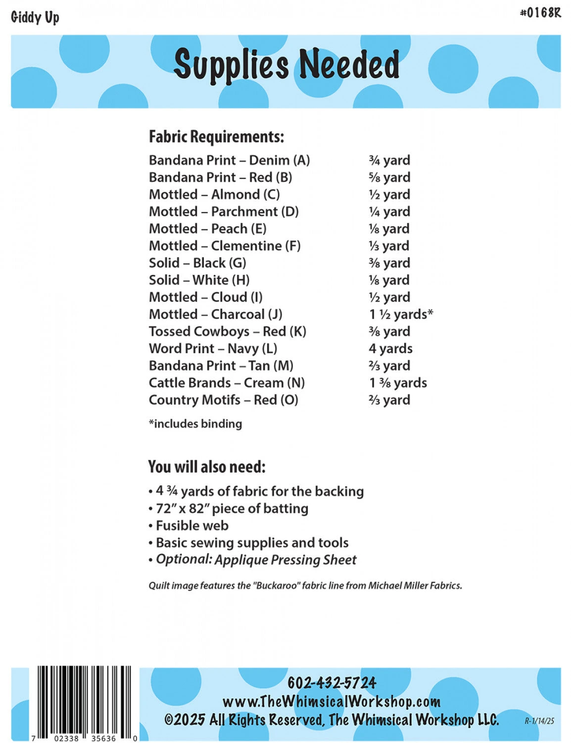 Giddy Up Quilt Pattern 4 Giddy Up Quilt Pattern - Image 2