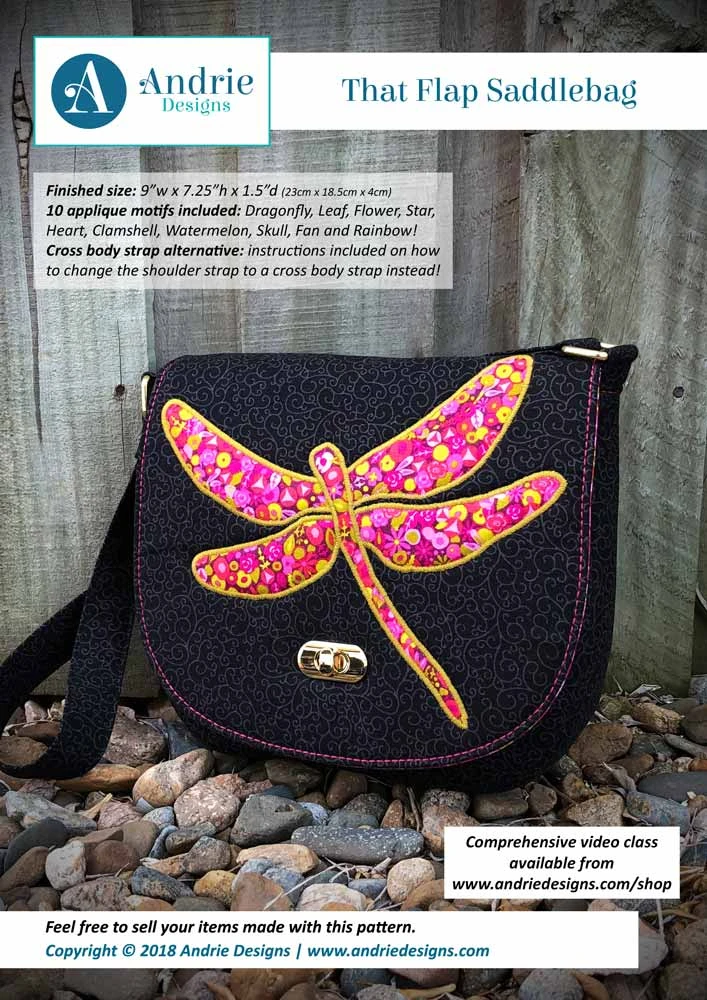 That Flap Saddlebag Downloadable Pattern 3 That Flap Saddlebag Downloadable Pattern