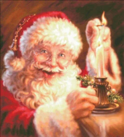 The Christmas Candle Cross Stitch By Dona Gelsinger