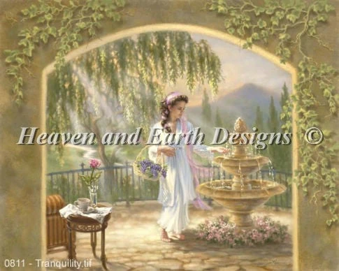 Tranquility Cross Stitch By Dona Gelsinger 4 Tranquility Cross Stitch By Dona Gelsinger - Image 2