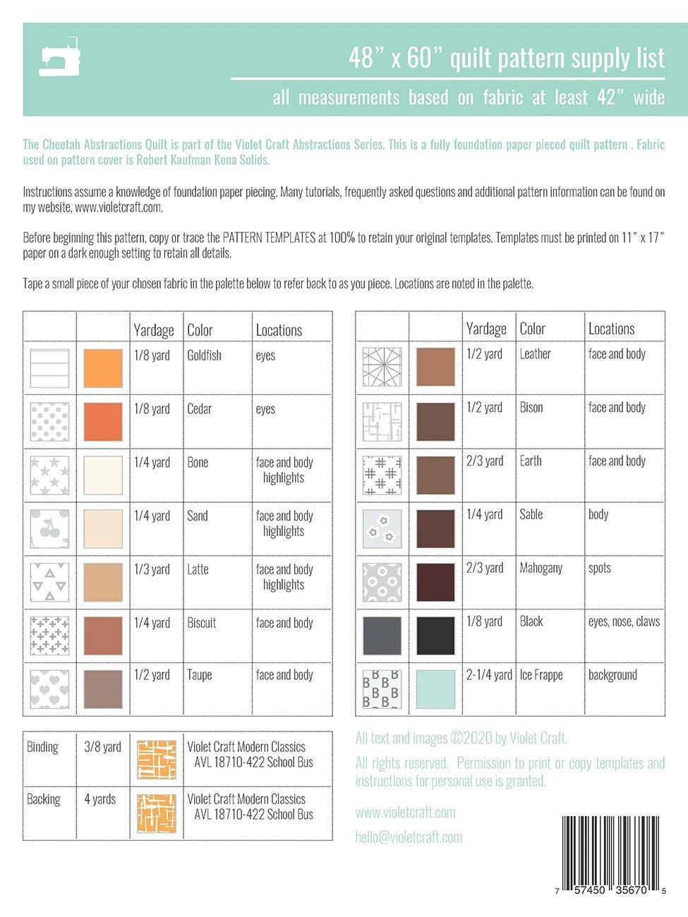 The Cheetah Abstractions Quilt 4 The Cheetah Abstractions Quilt - Image 2