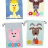 Farm Critters Applique Dish Towel Pattern 1 Farm Critters Applique Dish Towel Pattern -Qbpn VHDP240