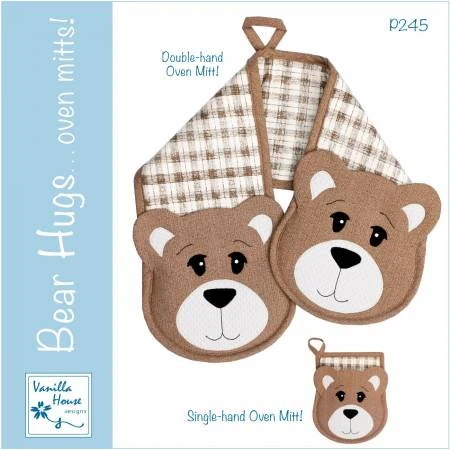 Bear Hugs Oven Mitts Pattern 3 Bear Hugs Oven Mitts Pattern