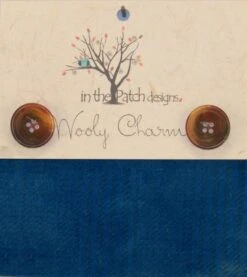Wooly Charms 5in X 5in Prairie Blue 5ct