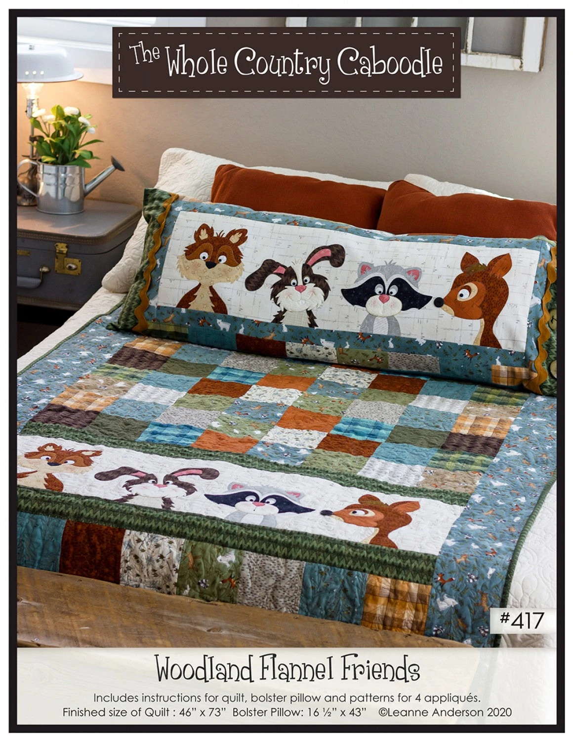 Woodland Flannel Friends 3 Woodland Flannel Friends