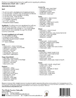 Small Critter Rescue Quilt 5 Small Critter Rescue Quilt -Qbpn WCC422 1