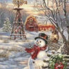 Winter Windmill Cross Stitch By Dona Gelsinger -Qbpn Winter 20Windmill 1