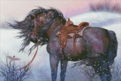 Winters Encounter Cross Stitch By Laurie Prindle