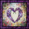 “With All My Heart” Watercolor Quilt Kit -Qbpn WithAllMyHeart 2022