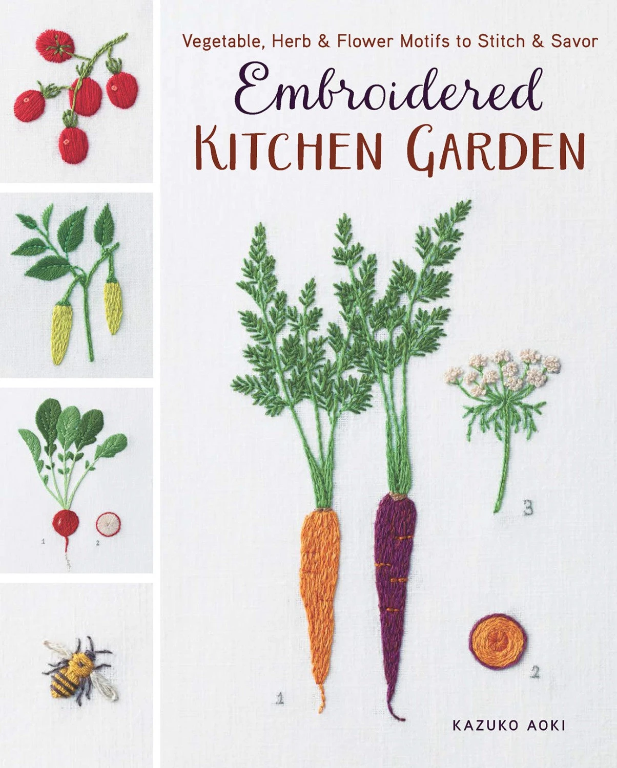 Embroidered Kitchen Garden 3 Embroidered Kitchen Garden