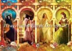 Joy Faith Hope And Love Cross Stitch By Aimee Stewart