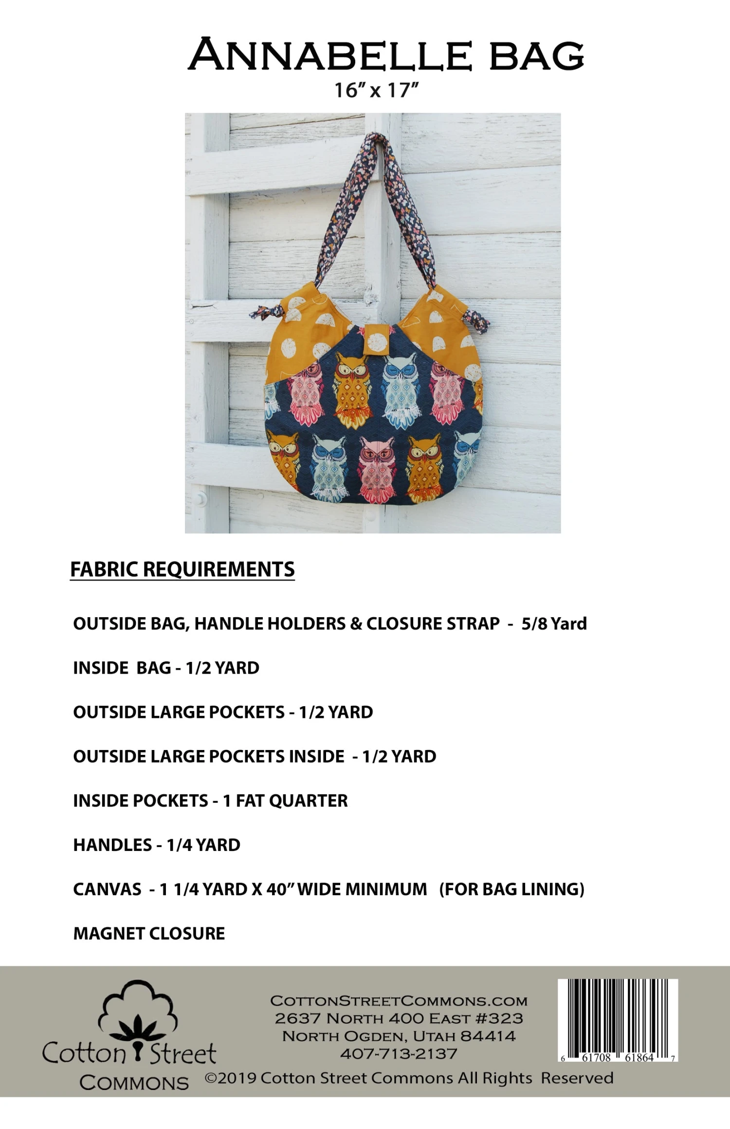 Annabelle Bag Downloadable Pattern 4 Annabelle Bag Downloadable Pattern - Image 2