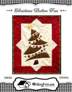 Christmas Button Tree Quilt Pattern