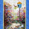 “Birdhouse” Watercolor Quilt Kit -Qbpn birdhouse