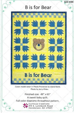 B Is For Bear Downloadable Pattern