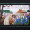 “Bluebonnet Horse Ranch” Watercolor Quilt Kit 1 “Bluebonnet Horse Ranch” Watercolor Quilt Kit -Qbpn bluebonnet