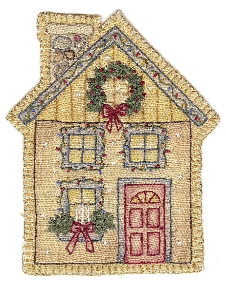 Vintage Christmas Ornament - Christmas House 4 Vintage Christmas Ornament - Christmas House - Image 2