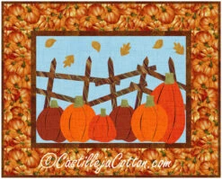 Pumpkin Patch Mini Wall Hanging Pattern