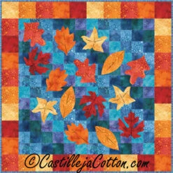 Leaves On A Pond Quilt Pattern