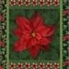 Holiday Poinsettia Red Quilt Pattern -Qbpn cjc 55502